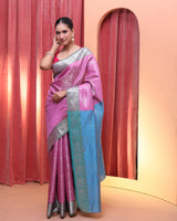 BLUSH CHARISMA (KANJEEVARAM ART SILK SAREE)